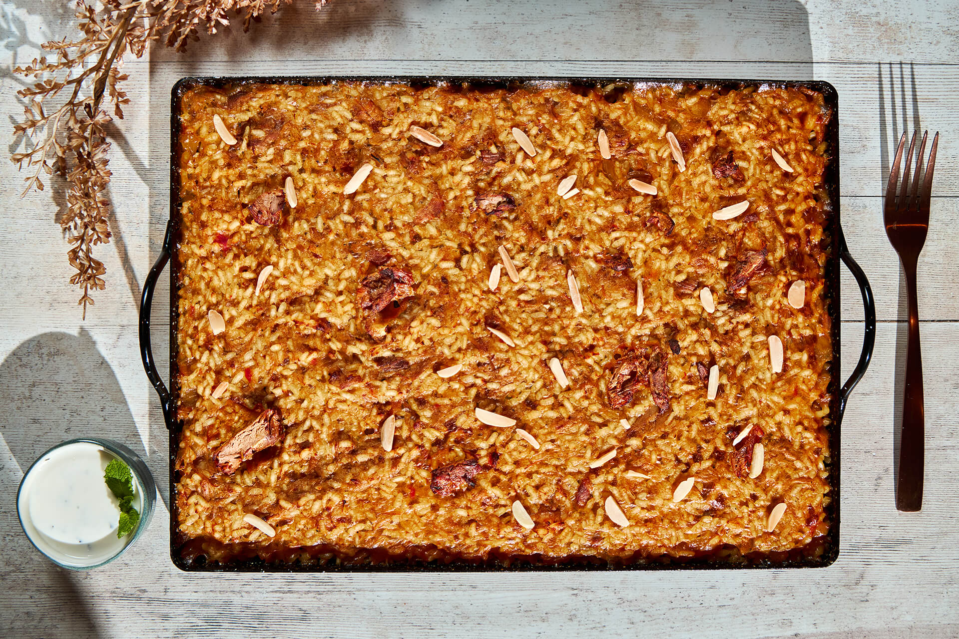 ARROZ EN LLANDA CON CORDERO