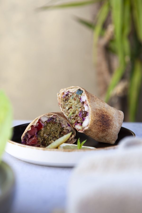 Enrollado de falafel